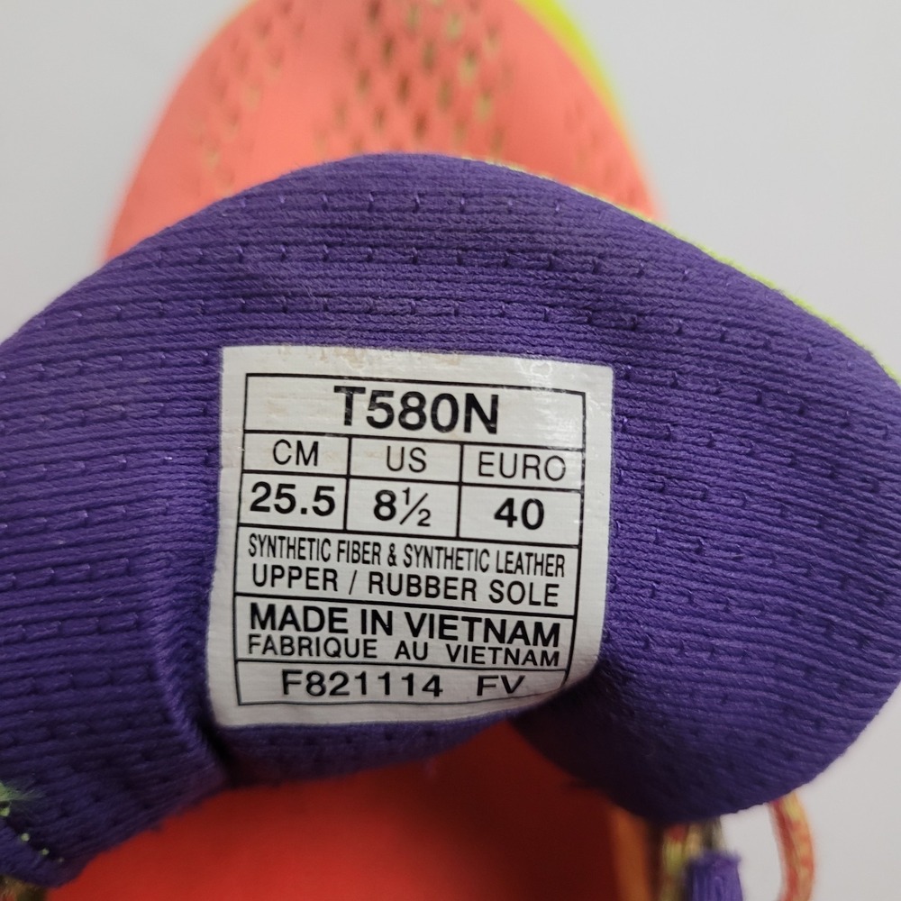 ASICS Triathlon Running Shoes GEL-Noosa Tri 10 Womens 8.5 Colorful - Picture 9 of 9